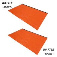 WATTLE 2 Pcs Emergency  Shelter, PE with Aluminum Coating Waterproof Emergency  Shelter Tent, Durabl