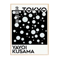 Wall Art Yayoi Kusama Abstract Art Poster Print Japanese Canvas Paintings for Eclectic Exhibition Wa