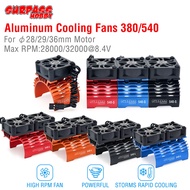 SURPASS HOBBY RC Motor Fan Cooling Fan with Motor Heatsinks for 380 390 540 550 Brushless Motor 28/2