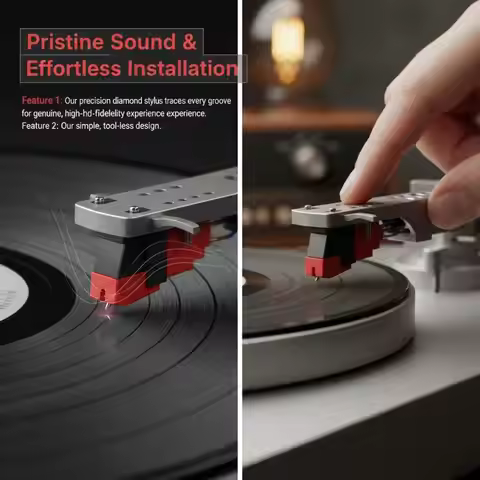 Vinyl Record Stylus ATN3600L for AT-LP60 XBT LP3 Turntable Needle Hi-Fi Sound