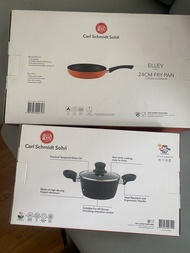 Carl Schmidt Sohn 廚具套裝 平底鑊 湯煲