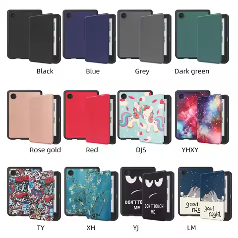 Auto Sleep / Wake Funda For Kobo Clara Colour BW Smart Case Cute Painted Cover For Kobo Clara Color 