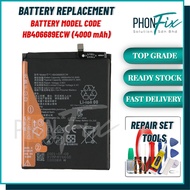 HUAWEI Y7 PRIME / Y7 PRO 2019 DUB-LX2 / Y9 HB406689ECW 4000mAh BATTERY REPLACEMENT PART COMPATIBLE FOR ORIGINAL PHONE BATERI BY 𝑷𝒉𝒐𝒏𝑭𝒊𝒙