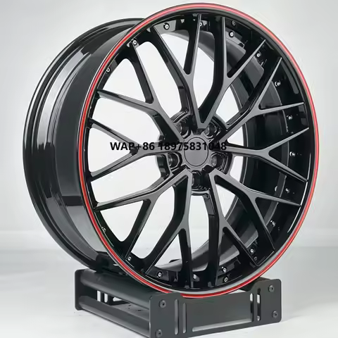 BKU 5x120.65 2 Piece Forged Wheels 19 20 21 Inch Rims Black Alloy Wheels for Corvette C6 C5 C7 C8 C4