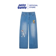 JELLY BUNNY กางเกงยีนส์เดนิม TOM&JERRY CHASE SCENE รุ่น B25SAQL019