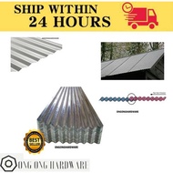 ZINC ROOF SHEET / ATAP ZINK / ZINC KAMPUNG SHEET ZINC ATAP RUMAH, ZINC BUMBUNG 2 - 4 FT CORRUGATED METAL