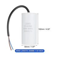 【Ready Stock&COD】DIVATEN 450V CBB60 Capacitor 50/60Hz 3UF-100UF Motor Run Capacitor Reliable Round W