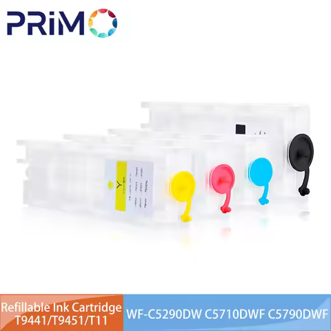 T944 T945 T946 T11 600ML 350ML Refillable Ink Cartridge NO Chi for Epson WF-C5290 WF-C5790 WF-C5210 