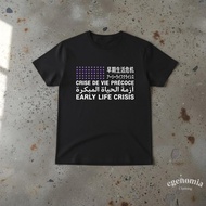 Nettspend Early Life Crisis Tee Inspired Usa Flag Merch Underground Tour Merch Osamason 2Hollis Y2k 