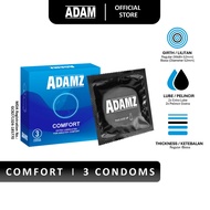 Adam Condom Adamz Comfort Condom kondom Adam 3s extra lubricant condom for men Adam kondom lebih pel