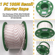 Tool Nest 100M 3.0mm Chainsaw Recoil Starter Pull Cord Rope For STIHL MS170 MS180 MS181 MS210 MS230 