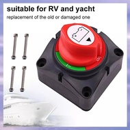 (JMTI) 12V Battery Disconnect Rotary Switch Cut On/Off Set Waterproof Marine Switch for Car SUV RV M