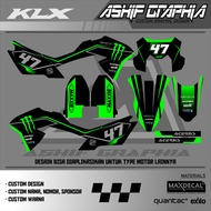 DECAL KLX 150 BF MONSTER ENERGY BISA CUSTOME