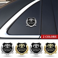 3D Badge Wheat Ear Sticker Decal Car Exterior Accessories Car Badge Body Side Sticker For Toyota RAV