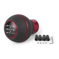 5 Speed Manual Aluminum Car Leather For M8 M10 M11 M12 Lever Gear Level Knob Shift Head Auto Pro Zon
