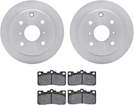 Dynamic Friction Company Rear Brake Rotors with 5000 Advanced Brake Pads 6502-76188