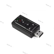 3D External 7.1 CH Channel USB Audio Sound Card Mic Adapter Speaker 3.5mm Jack Stereo Headset For Wi