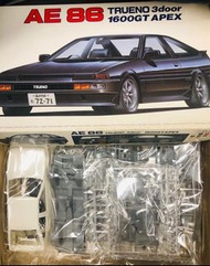 全新 絕版 FUJIMI 1/24 AE86 Trueno 3door 1600GT APEX 模型車