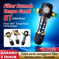 5 YEAR WARRANTY 8T/jam Home Filter Without Change 40um Lifetime Filter Connection 3/ 4" Universal Co