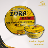 Lakban Aspal Superband Besar Anti Bocor 10 Meter / Penambal Bocor Seng Genteng Asbes Flinkote