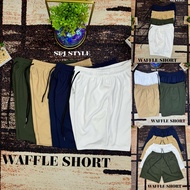 Waffle Short Casual Shorts for Men Women Unisex Taslan Corduroy Short Pambahay tshirt