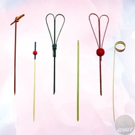 Shaped Fruit Fork [Winner] Bamboo Stick Skewer Snack Frying Grilled Burger