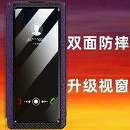 Iqoo15pro Phone Case Genuine Leather iqoo15 High-End 15ultra Flip-Free Shock-resistant Bracket Suita