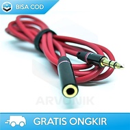 CABLE AUX EXTENSION COIL CABLE MONSTER MALE FEMALE JACK AUDIO 3.5 MM AUX CABLE