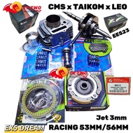 (D013) Package Ex5 dream / Wave100 Racing spec 53mm 56mm // Crankshaft Jet 3mm (CMS x TAIKOM x LEO) 