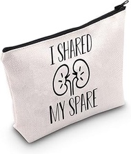 G2TUP Kidney Donor Gift I Shared My Spare Makeup Bag Kidney Transplant Cosmetic Bag Organ Donation A