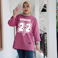 Oversized Tops for Women, Oversized T-shirts, 7/8 Sleeve T-shirts for Women, Oversized