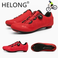 HELONG Ultralight sapatilha Road Mtb Cycling Shoes Unisex Self-locking MTB Sneakers Bicycle Shoes Sport Cleats Road Racing Shoes