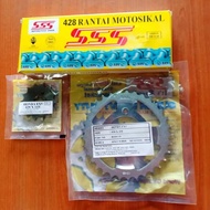 ( HONDA EX5 CLASS / MR3 ) SSS 428 SPROCKET SET 14T(33T-39T)