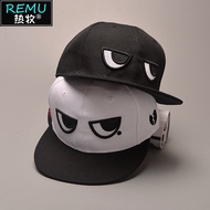 Unique Funny Casual Flat-Brimmed Flat-Brimmed Cap Baseball Cap Men's Hat Peaked Cap Hip-Hop Flat-Bri