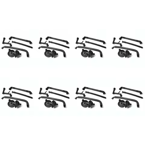 8X Crankcase Exhaust Valve + Vent Hose Kit For BMW 3 Series E46 E39 X3 X5 Z3 Z4 320I 325I 330I OE/11