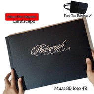 WIDE MAGNETIC DIGITAL PHOTO ALBUM BLACKSHEET LANDSCAPE 2R 3R 4R 6R 8R 10R 10RS
