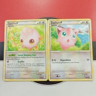 Pokemon TCG - Igglybuff & Jigglypuff Card Set 44 & 68/123 - HeartGold & SoulSilver HGSS (Common)