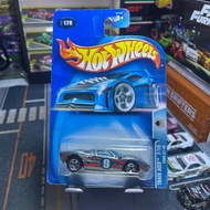 Hot Wheels Ford GT-40 Track Aces Silver Blue Card