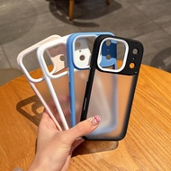 Matte Frosted Shock-Resistant Phone Case iPhone 16 15 14 13 12 11 Pro Max XR XS I7 I8 7/8P