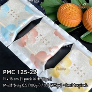 Pmc 125-22 Plastic Mooncake 100gr - 125gr Pia Moon Snowskin Mochi Cake