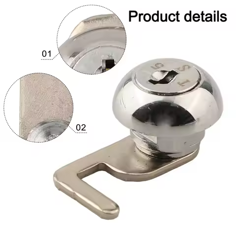32*19.5mm Cam Lock Versatile Lock For Furniture Lock Flight Box Lock Versatile Use Zinc Alloy Materi
