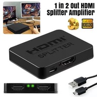 一分二 4K HDMI 分配器