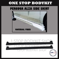 PERODUA ALZA SIDE SKIRT FIBER(FIBERGLASS)SKIRT LIP BODYKIT