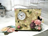 花時間擴香花座鐘-不凋花永生花*索拉花*居家布置