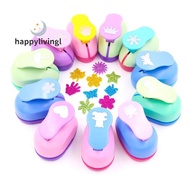 happylivingl Embossing Punches Set for Large Size Albums, Handmade Embossing Punches in Color