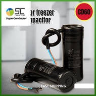 COD-Cd60 Refrigerator Freezer Compressor Starter Capacitor 47UF 64UF 75UF 80UF 88-108UF 330VAC