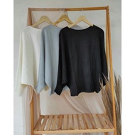 Knit Batwing/BLOUSE OVERSIZE Women's Top / Batwing/Lesperal Batwing Knit