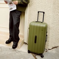 【ITO】CLASSIC NEAT GREY 登機托運旅行行李箱 綠色