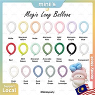MINIIS 100pcs Long Balloon 260Q Balloon Macaron Belon Panjang Balloon Panjang Twist Balloon Belon Pa