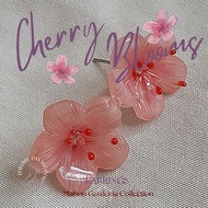 Cherry EaringsBlooms (Sakura Cherry Blossom/ Handmade Cherry Blossom Earrings)